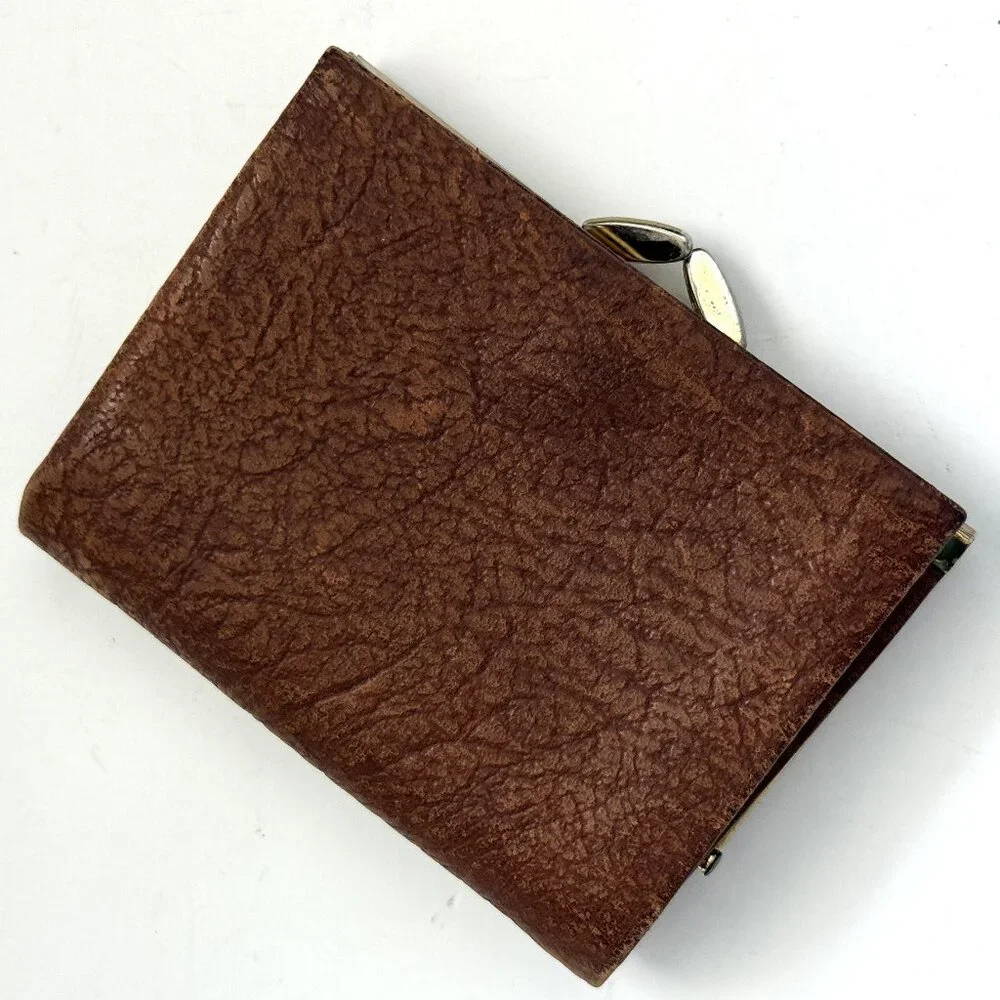 Tilley Men's Wallet Brown leather folding wallet